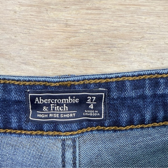 Abercrombie & Fitch High Rise Denim Shorts - Picture 2 of 3